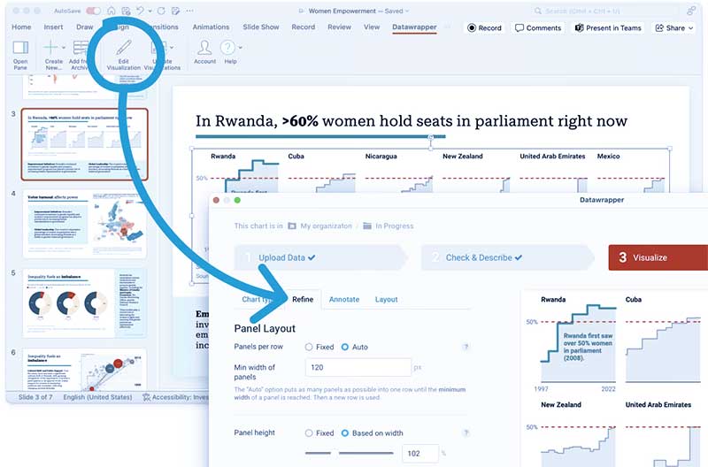 Datawrapper for PowerPoint