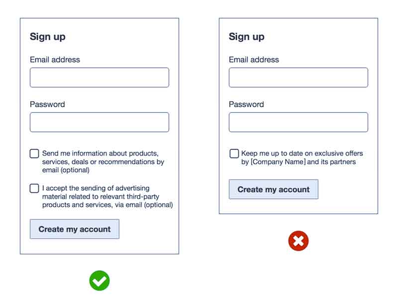 opt-in و opt-out در حریم خصوصی داده‌ ها