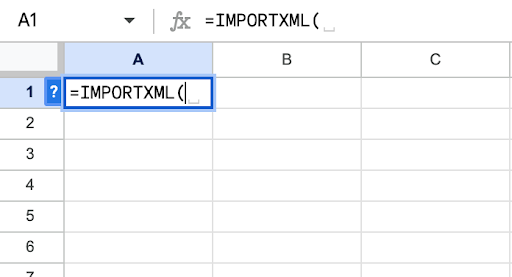 وارد کردن فایل XML به Google Sheet